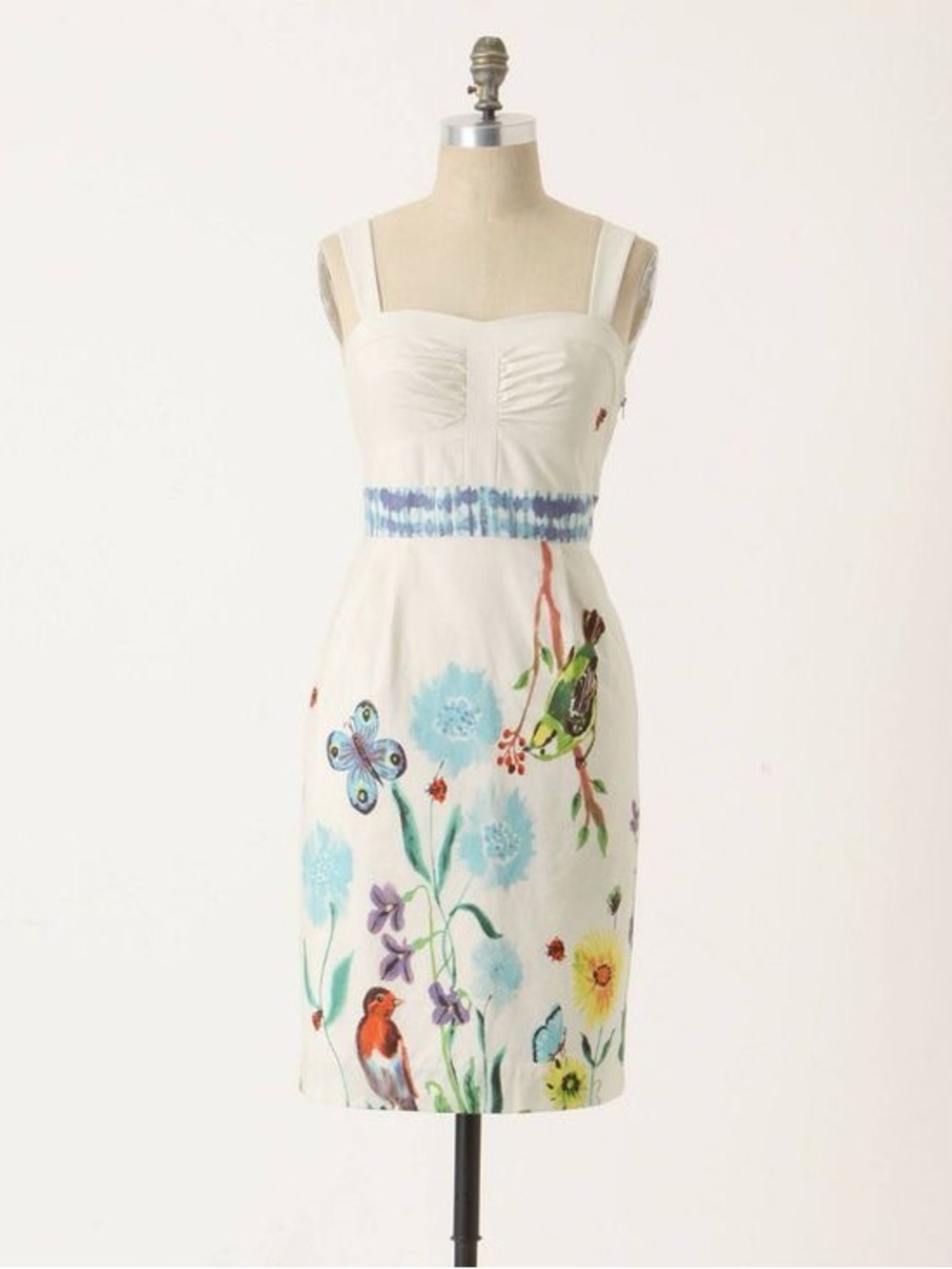 Anthropologie x Nathalie Lete Paris Pigment & Canvas Cotton Mini Dress Size 2